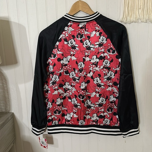 New! Disney Minnie Mouse Zip Up Lightweight Jacket sz XL (16) - Picture 11 of 12
